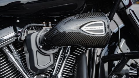 Performance Machine 23-Up CVO, 2024 Touring C4 Series Air Cleaner - Carbon Fiber/Black Ops thumbnail 2