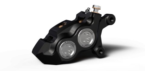 Performance Machine 08-23 FL,18-24 M8 Sftail,06-17 VRod 137x4B Rce Series Monobloc Caliper Right CLR thumbnail 3