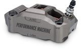 Performance Machine 125 x 4 Race Series Radial Mount Caliper with ARC - Left - Gunmetal Grey thumbnail 1
