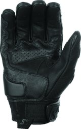Speed and Strength Twist of Fate Leather Gloves Black - Small thumbnail 2