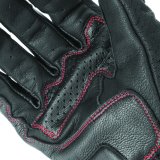 Speed and Strength Twist of Fate Leather Gloves Black/Red - Small thumbnail 3