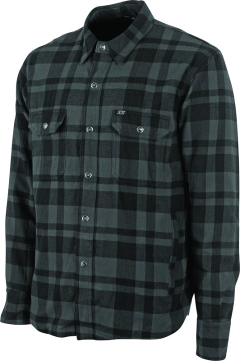 Speed and Strength Black 9 2.0 Moto Shirt Grey - 2XL thumbnail 3