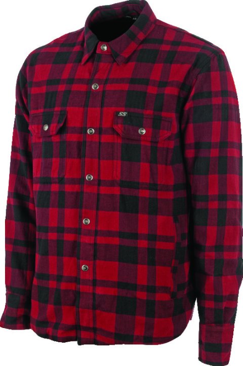 Speed and Strength Black 9 2.0 Moto Shirt Red - Large thumbnail 2