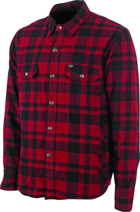 Speed and Strength Black 9 2.0 Moto Shirt Red - Large thumbnail 3