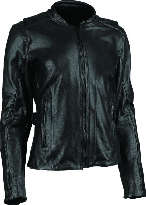 Speed and Strength Throttle Body Leather Jacket Black Womens - 3XL thumbnail 3