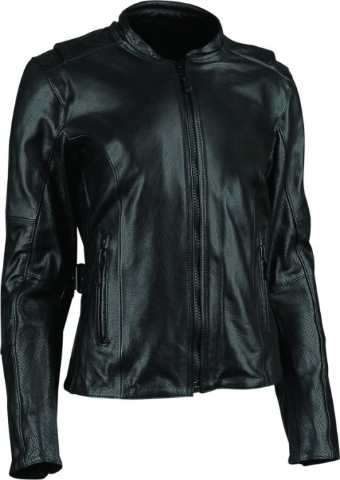 Speed and Strength Throttle Body Leather Jacket Black Womens - Medium thumbnail 3