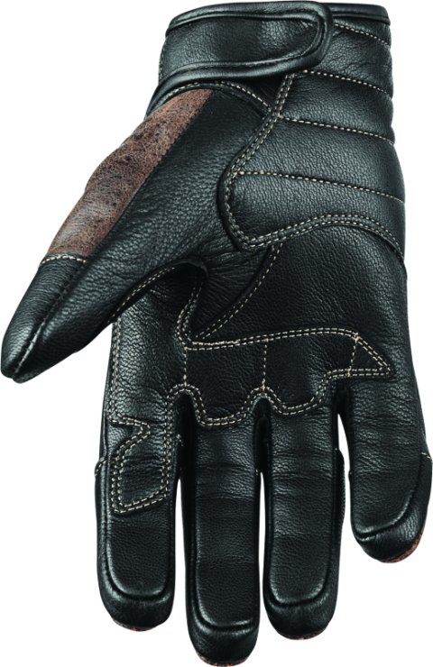 Speed and Strength Rust and Redemption Leather Gloves Brown - Small thumbnail 3