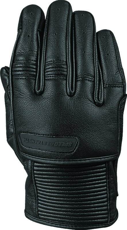 Speed and Strength Off the Chain Leather Gloves Black - 2XL thumbnail 2