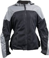 Speed and Strength Starstruck Mesh Jacket Grey/Black Womens - XS thumbnail 1
