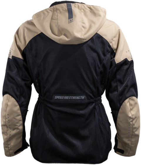 Speed and Strength Starstruck Mesh Jacket Trench Tan/Black Womens - Medium thumbnail 2