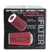 Spectre Adjustable Conical Air Filter 9-1/2in. Tall (Fits 3in. / 3-1/2in. / 4in. Tubes) - Red thumbnail 7