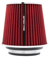 Spectre Adjustable Conical Air Filter 5-1/2in. Tall (Fits 3in. / 3-1/2in. / 4in. Tubes) - Red thumbnail 2