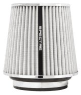 Spectre Adjustable Conical Air Filter 5-1/2in. Tall (Fits 3in. / 3-1/2in. / 4in. Tubes) - White thumbnail 2