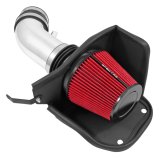 Spectre 12-18 Jeep Grand Cherokee V8-6.4L F/I Air Intake Kit - Polished w/Red Filter thumbnail 1