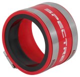 Spectre Coupler 3in. (PVC) w/Insert - Red thumbnail 2