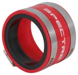 Spectre Coupler 3in. (PVC) w/Insert - Red thumbnail 3