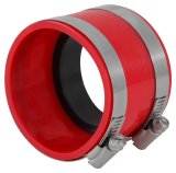 Spectre Coupler 3in. (PVC) w/Insert - Red thumbnail 4