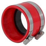 Spectre Coupler 3in. (PVC) w/Insert - Red thumbnail 5