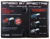 Spectre 99-07 GM Truck V8-4.8/5.3/6.0L F/I Air Intake Kit - Clear Anodized w/Red Filter thumbnail 5