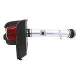 Spectre 05-11 Toyota Tacoma V6-4.0L F/I Air Intake Kit - Polished w/Red Filter thumbnail 2