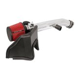 Spectre 06-12 Lexus IS250/IS350 V6-2.5/3.5L F/I Air Intake Kit - Polished w/Red Filter thumbnail 2