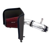 Spectre 07-11 Toyota Tundra V8-5.7L F/I Air Intake Kit - Polished w/Red Filter thumbnail 1