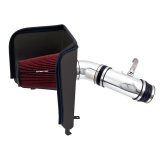 Spectre 07-11 Toyota Tundra V8-5.7L F/I Air Intake Kit - Polished w/Red Filter thumbnail 2