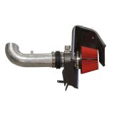 Spectre 08-10 Cadillac CTS V6-3.6L F/I Air Intake Kit - Polished w/Red Filter thumbnail 2