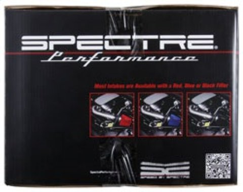 Spectre 09-17 Nissan Maxima V6-3.5L F/I Air Intake Kit - Polished w/Red Filter thumbnail 8