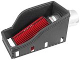 Spectre 11-14 Ford F-Series SD V8-6.7L DSL Air Intake Kit - Polished w/Red Filter thumbnail 2