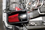 Spectre 11-14 Ford F-Series SD V8-6.7L DSL Air Intake Kit - Polished w/Red Filter thumbnail 4