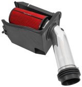 Spectre 94-97 Ford SD 7.3L DSL Air Intake Kit - Polished w/Red Filter thumbnail 4