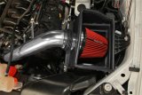 Spectre 15-18 Ford F150 V8-5.0L F/I Air Intake Kit - Polished w/Red Filter thumbnail 4