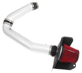 Spectre 11-15 Jeep Grand Cherokee V6-3.6L F/I Air Intake Kit - Polished w/Red Filter thumbnail 2