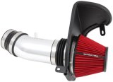 Spectre 11-14 Challenger/Charger V8-6.4L F/I Air Intake Kit - Polished w/Red Filter thumbnail 2