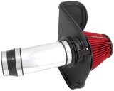 Spectre 11-14 Challenger/Charger V8-6.4L F/I Air Intake Kit - Polished w/Red Filter thumbnail 4