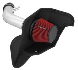 Spectre 15-16 Ford Mustang V6-3.7L F/I Air Intake Kit - Polished w/Red Filter thumbnail 1