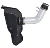 Spectre 15-16 Ford Mustang V6-3.7L F/I Air Intake Kit - Polished w/Red Filter thumbnail 3