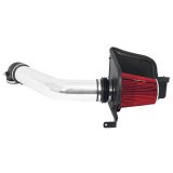 Spectre 04-08 Ford F150 V8-5.4L F/I Air Intake Kit - Clear Anodized w/Red Filter thumbnail 2