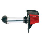 Spectre 05-10 Chrysler 300C V8-5.7/6.1L F/I Air Intake Kit - Polished w/Red Filter thumbnail 1