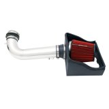 Spectre 09-10 Ford F150 V8-4.6L F/I Air Intake Kit - Polished w/Red Filter thumbnail 2
