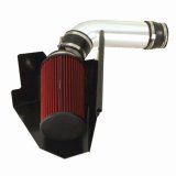 Spectre 96-00 GM Truck V8-5.0/5.7L F/I Air Intake Kit - Clear Anodized w/Red Filter thumbnail 2