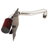 Spectre 97-02 Jeep Wrangler L4-2.5L F/I Air Intake Kit - Polished w/Red Filter thumbnail 1