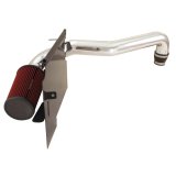 Spectre 97-02 Jeep Wrangler L4-2.5L F/I Air Intake Kit - Polished w/Red Filter thumbnail 2