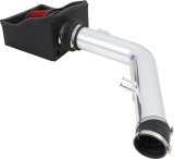 Spectre 11-14 Ford F250/350 V8-6.2L F/I Air Intake Kit - Polished w/Red Filter thumbnail 3