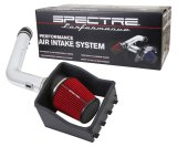 Spectre 11-14 Ford F250/350 V8-6.2L F/I Air Intake Kit - Polished w/Red Filter thumbnail 5