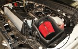 Spectre 11-14 Ford F250/350 V8-6.2L F/I Air Intake Kit - Polished w/Red Filter thumbnail 7