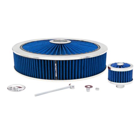 Spectre ExtraFlow Filter Custom Assembly Value Pack 14in. x 3in. - Blue thumbnail 2