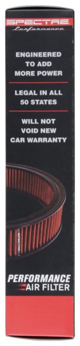 Spectre 1985 Cadillac Seville 5.7L V8 DSL Air Filter 14in. X 3in. - Red thumbnail 4