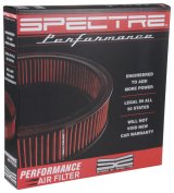Spectre 1985 Cadillac Seville 5.7L V8 DSL Air Filter 14in. X 3in. - Red thumbnail 5